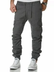 REPUBLIX Cargohose JIM Herren Jogger Chino Hose Jeans Hellgrau/Khaki/Dunkelgrün/Dunkelgrau/Grau