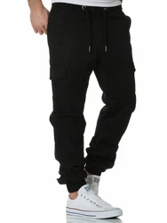 REPUBLIX Cargohose JIM Herren Jogger Chino Hose Jeans Schwarz
