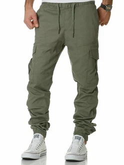 REPUBLIX Cargohose JIM Herren Jogger Chino Hose Jeans Khaki/Dunkelgrün/Braun REPUBLIX Cargohose JIM Herren Jogger Chino Hose Jeans Khaki/Dunkelgrün/Braun