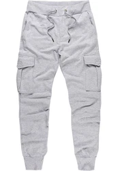 REPUBLIX Cargohose JOHN Herren Sweatpants Jogginghose Trainingshose Grau/Hellgrau