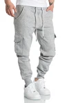 REPUBLIX Cargohose JOHN Herren Sweatpants Jogginghose Trainingshose Grau/Hellgrau