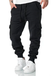 REPUBLIX Cargohose JOHN Herren Sweatpants Jogginghose Trainingshose Schwarz/Dunkelblau/Blau/Khaki