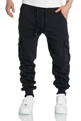 REPUBLIX Cargohose JOHN Herren Sweatpants Jogginghose Trainingshose Schwarz/Dunkelblau/Blau/Khaki