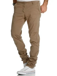 REPUBLIX Chinohose Regular Slim-Fit ANDREW (Jeans Hose) Khaki/Beige/Braun