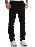 REPUBLIX Chinohose Regular Slim-Fit ANDREW (Jeans Hose) Schwarz/Khaki