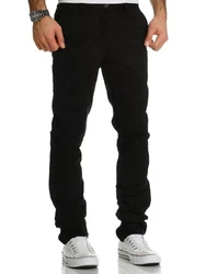 REPUBLIX Chinohose Regular Slim-Fit ANDREW (Jeans Hose) Schwarz/Khaki
