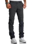REPUBLIX Herren Regular Slim Stretch Chino Hose Fit R7009 Khaki/Dunkelgrau/Dunkelbraun