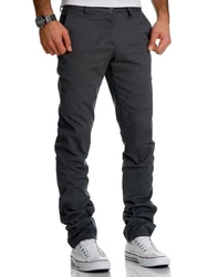 REPUBLIX Chinohose Regular Slim-Fit ANDREW (Jeans Hose) Khaki/Dunkelgrau/Dunkelbraun