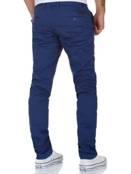 REPUBLIX Chinohose Regular Slim-Fit ANDREW (Jeans Hose) Blau/Dunkelblau