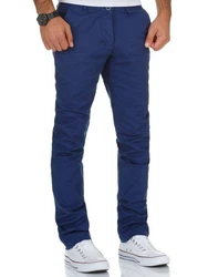 REPUBLIX Chinohose Regular Slim-Fit ANDREW (Jeans Hose) Blau/Dunkelblau
