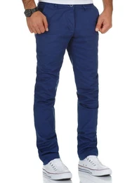 Chinohose ANDREW Herren Jeans Hose im Regular Slim-Fit Schnitt