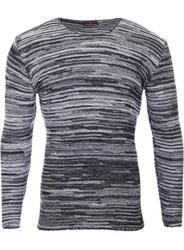 Reslad Strickpullover Herren-Pullover Slim Fit Rundhalspullover Dunkelblau/Grau/Dunkelgrau/Schwarz