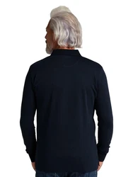 CARLO COLUCCI Poloshirt Corneanu Dunkelblau/Blau