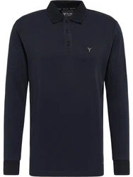CARLO COLUCCI Poloshirt Corneanu Dunkelblau/Blau