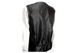 Paul Malone Anzugweste Herren Hochzeitsweste mit Plastron Set schwarz/rot (V24)