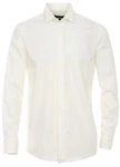 CASAMODA Smokinghemd Festliches Hochzeitshemd Herren Hemd Langarm Kläppchenkragen uni Umschlagmanschette regular fit (HL) creme (HL32)