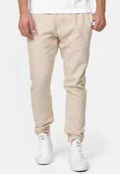 Indicode Leinenhose Blnda Khaki/Beige