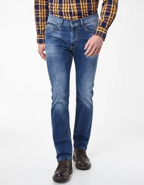 5-Pocket-Jeans PIONEER RANDO stone used 1654 9736.362 - HANDCRAFTED