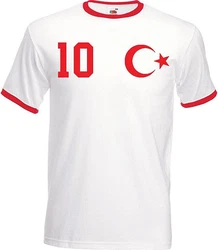 Youth Designz T-Shirt Fußball Trikot Look Lila/Rot/Dunkelrot