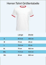 Youth Designz T-Shirt Fußball Trikot Look Lila/Rot/Dunkelrot