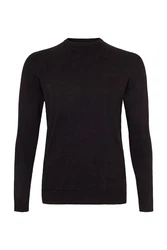 Cocain Underwear Strickpullover Langarm  Schwarz/Braun