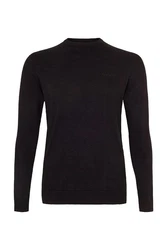 Cocain Underwear Strickpullover Langarm  Schwarz/Braun