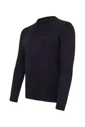 Cocain Underwear Strickpullover Langarm  Dunkelblau/Lila/Schwarz