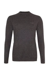 Strickpullover Feiner edler Herren Feinstrick dnner Pullover Rundhals 100% Baumwolle (1-tlg) optimaler Ganzjahrespullover - Langarm- 100% Baumwolle