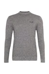 Cocain Underwear Strickpullover Langarm  Grau/Dunkelrot/Dunkelgrau