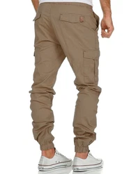 Amaci&Sons Herren Stretch Jogger Cargo Chino Jeans Hose 7006 SAN ANTONIO Khaki/Beige