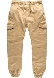 Amaci&Sons Herren Stretch Jogger Cargo Chino Jeans Hose 7006 SAN ANTONIO Khaki/Beige