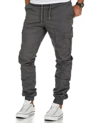 Amaci&Sons Herren Stretch Jogger Cargo Chino Jeans Hose 7006 SAN ANTONIO Khaki/Dunkelgrün/Hellgrau
