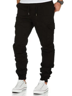 Amaci&Sons Herren Stretch Jogger Cargo Chino Jeans Hose 7006 SAN ANTONIO Khaki/Schwarz/Dunkelblau/Dunkelgrün
