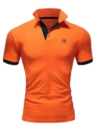 Poloshirt MEMPHIS Basic Kontrast Polo Shirt