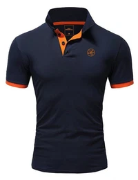 Poloshirt MEMPHIS Basic Kontrast Polo Shirt