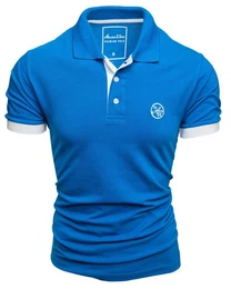 Poloshirt MEMPHIS Basic Kontrast Polo Shirt