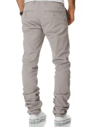 Amaci&Sons Herren Regular Slim Stretch Chino Hose Fit 7009-10 Khaki