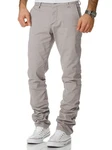 Amaci&Sons Herren Regular Slim Stretch Chino Hose Fit 7009-10 Khaki