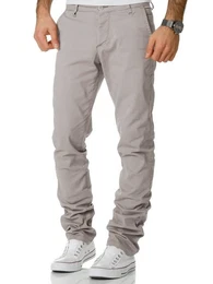 Chinohose WASHINGTON Slim Fit Chino mit Stretch Herren Regular Slim Stretch Chino Hose Fit