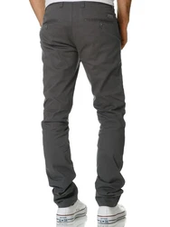 Amaci&Sons Herren Regular Slim Stretch Chino Hose Fit 7009-10 Khaki/Dunkelgrün/Dunkelgrau