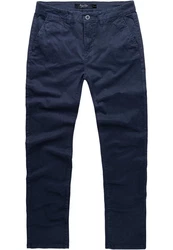 Amaci&Sons Herren Regular Slim Stretch Chino Hose Fit 7009-10 Dunkelblau/Blau