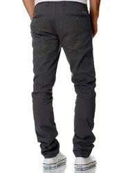 Amaci&Sons Herren Regular Slim Stretch Chino Hose Fit 7009-10 Anthrazit