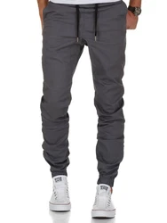Amaci&Sons Herren Stretch Jogger Basic Chino Jeans Hose Cargo 7002 Khaki/Hellgrau/Dunkelgrau/Dunkelgrün/Grau