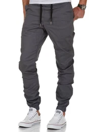 Chinohose NEW JERSEY Basic Jogger-Chino Herren Stretch Jogger Basic Chino Jeans Hose Cargo