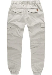 Amaci&Sons Jogger Cargo Herren Chino Jeans Hose 7001 Khaki/Grau