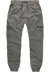 Amaci&Sons Jogger Cargo Herren Chino Jeans Hose 7001 Dunkelgrau