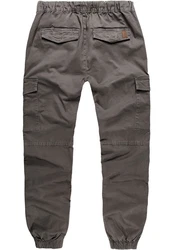 Amaci&Sons Jogger Cargo Herren Chino Jeans Hose 7001 Khaki/Dunkelgrün/Grau
