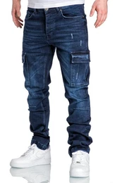 Straight-Jeans MIAMI Regular Slim Cargo Jeans