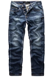 Amaci&Sons Herren Jeans Regular Straight Fit Destroyed 7984 Style KANSAS Blau/Dunkelblau