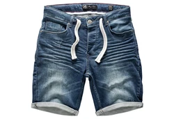 Amaci&Sons Herren Jeans Shorts J5001 Blau/Dunkelblau/Hellblau